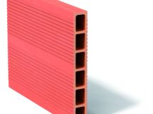 Brique en terre cuite - long. 38,5cm x haut. 5cm x ep. 20 cm PP