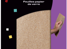 BLISTER DE 5 FEUILLES 230X280 PAPIER DE VERRE GR.60