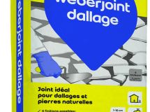 Joint idéal pour dallages et pierres naturelles WEBERJOINT DALLAGE E07 gris perle sac 25kg