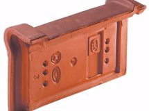 Demi tuile de finition terre cuite HP10 Ardoisé