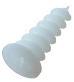 Cheville à visser en nylon - PLAK - diam. 12 mm x long. 38 mm - Boîte de 100