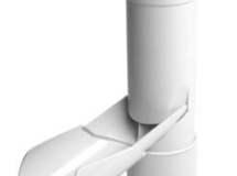 RECUPERATEUR EAUX PLUVIALES POUR TUBE DESCENTE DIAMETRE 80 BLANC - REP80B