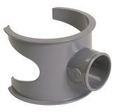 SELLE DE BRANCHEMENT MALE/FEMELLE 90° DIAMETRE 100/40 - USL104