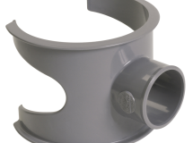 SELLE DE BRANCHEMENT MALE/FEMELLE 90° DIAMETRE 100/40 - USL104
