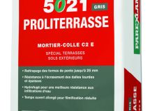 Mortier colle pour carrelage amélioré - c2 5021 PROLITERRASSE Gris Sac 25kg