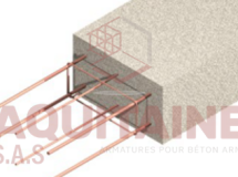 Armature fondation renforcé 20X35 - 2HA10 / 4HA12 - esp 200 - zone 4