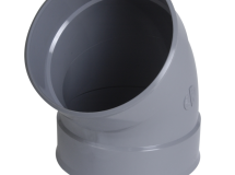 COUDE SIMPLE FEMELLE/FEMELLE 45° DIAMETRE 200 - CB44