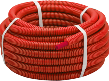 PER tube gainé rouge Ø12 long.15 m vrac étiqueté 1 pièce