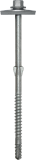 Vis bois autoperceuse CANALVIS tête hexagonale - long. 130mm x diam. 6,5mm - Blister 25