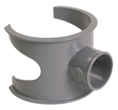SELLE DE BRANCHEMENT MALE/FEMELLE 90° DIAMETRE 100/50 - USL105