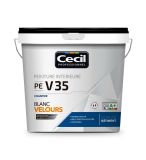 Peinture intérieure PE V35 chantier velours blanc - seau de 15L