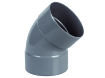 Coude PVC FF 45° 140 GN