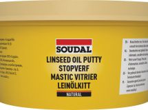 Mastic vitrier Naturel - pot de 500g