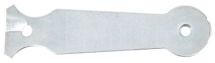 Patte de scellement acier zingué Torbel - Longueur 100 mm