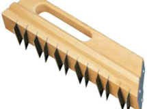 CHEMIN DE FER PLAT L 300 l 20MM (LAMES DENTEES Pas de 2mm)