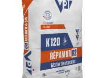 Mortier de réparation K120 RÉPAMUR R2 gris sac de 25kg