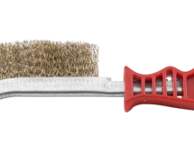 BROSSE METALLIQUE A MAIN 265X25 LAIT.1 RG MANCHE PLAST.