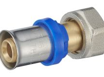 multicouche à sertir multiprofil raccord femelle F12x17 Ø16 lien 1 pièce