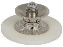 MEULE DIAMANTEE A PROFIL M14 DEMI-ROND D 30 MM