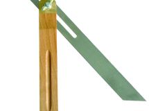 FAUSSE EQUERRE A COULISSE 30CM TALON BOIS + LAITON