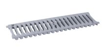 GRILLE CANIVEAU 0.5M LARG.130 B125 GRIS - GR77