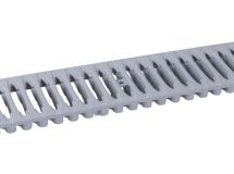 GRILLE CANIVEAU 0.5M LARG.130 B125 GRIS - GR77