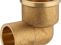 coude fer/cuivre femelle Ø12 F.15x21 lien 1 pièce