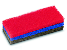 RECHANGE 3 ABRASIFS (DOUX/MOYEN/FORT) 25x10x2.5 cm