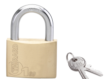 CADENAS TYPE 1 60MM ANSE ACIER 2 CLES