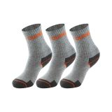 CHAUSSETTES WORK GRIS 3PCS 45-47