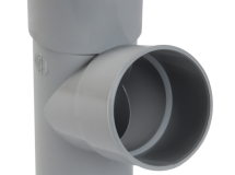 CULOTTE SIMPLE MALE/FEMELLE 67°30 POUR TD80 GRIS - BR16GT