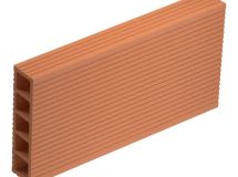 Brique creuse en terre cuite H1 LAPERA - long. 50cm x haut. 10cm x ep. 20 cm
