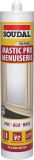 Mastic silicone neutre menuiserie ton pierre gris - cartouche de 280ml