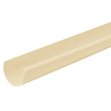 Gouttière PVC sable demi ronde développé T25 - long. 4m
