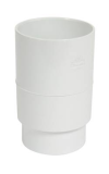 MANCHON FEMELLE/FEMELLE DIAMETRE 80 BLANC - JRGTB
