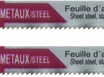 Lame de scie sauteuse matériaux accroche en U SCID - Epaisseur 1 mm - Longueur 100 mm - Vendu par 2