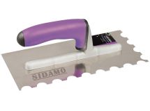 PLATOIR A COLLE INOX 270 X 130 DENTURE DEMI-LUNE R10 MM