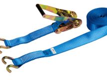 SANGLE D'ARRIMAGE SIMPLEX 9 mètres Ferrure doigts écartés SOUS FILM Largeur 50mm - Rupture à 6 000 daN