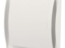 GRILLE DESIGN A FERMETURE POUR TUBE DIAMETRE 100 BLANC - FDT100B