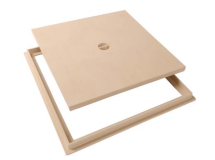 TAMPON DE SOL AVEC CADRE 400 X 400 SABLE - TRC40S
