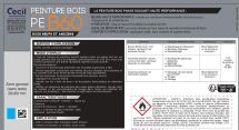 Peinture bois glycéro PE B60 satin Rouge Pays Basque - pot de 0,5L