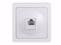 BLOK PRISE RJ45 BLANC