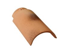 Faitière / aretier à emboitement de 33 fériane/gallo-romane/système stop terre cuite silvacane littoral - long. 40,3 cm x larg. 22,5 cm