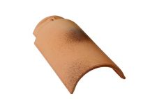 Faitière / aretier à emboitement de 33 fériane/gallo-romane/système stop terre cuite silvacane littoral - long. 40,3 cm x larg. 22,5 cm