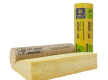 Rouleau de laine de verre ISOCONFORT 35 Revêtu Kraft - long. 2,4m x larg. 1,2m x ep. 260mm - R = 7,40