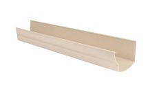 Gouttière en PVC sable rectangulaire développé T25 - long. 4m