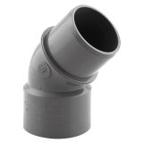 Coude PVC évacuation 45° mâle/femelle Ø32