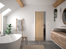 Châssis à galandage Sillage INITIAL simple vantail 2040x630mm