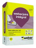 Joint idéal pour sol et carreaux rectifiés WEBERJOINT INTÉGRAL E07 gris perle sac 25kg