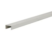 Profil U PVC blanc - long. 2600 mm x larg. 16 mm x ep. 10 mm